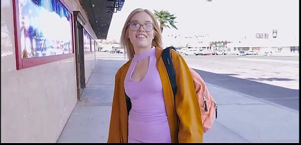 Hot Nerdy Blonde Teen Picked Up On Street POV Date Fucking